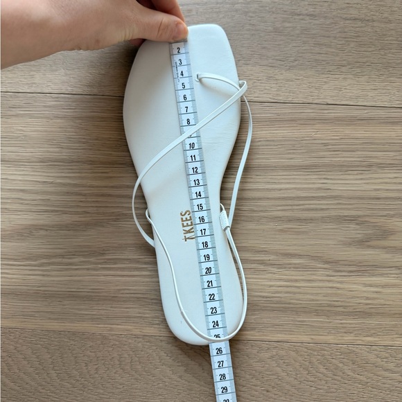 TKEES Cream Strappy Sandals - Picture 6 of 6